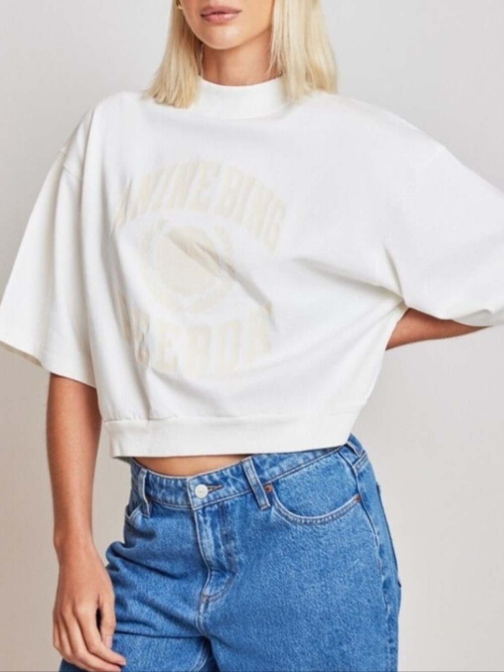Anine Bing X Reebok Colab Shirt Size XL